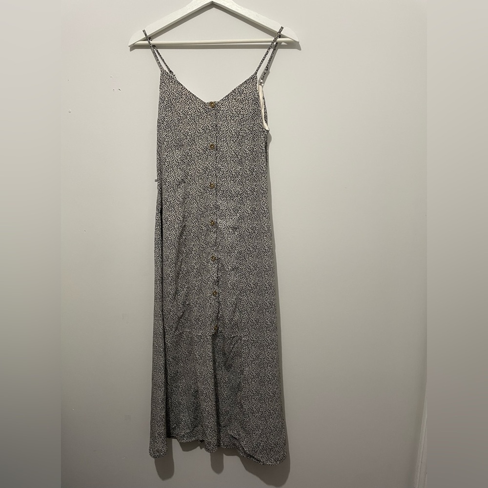 Elegant Black and White Women's Dress